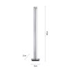 Paul Neuhaus PURE-LINES Lampada da terra LED Alluminio, 1-Luce, Telecomando