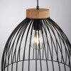 Leuchten-Direkt LAMI Lampadario a sospensione Nero, 1-Luce