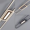 Leuchten-Direkt ASMIN Plafoniera LED Nero, 1-Luce