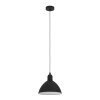 Eglo PRIDDY Lampadario a sospensione Nero, Bianco, 1-Luce