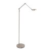 Steinhauer Soleil Lampada da terra LED Acciaio satinato, 1-Luce