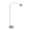 Steinhauer Soleil Lampada da terra LED Acciaio satinato, 1-Luce