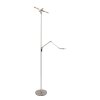 Steinhauer Soleil Piantana LED Acciaio satinato, 2-Luci