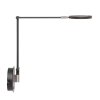 Steinhauer Soleil Applique LED Nero, 1-Luce