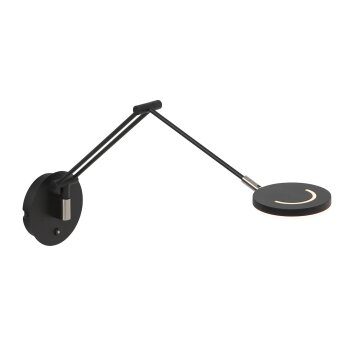 Steinhauer Soleil Applique LED Nero, 1-Luce