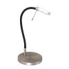 Steinhauer Turound Lampada da tavolo LED Acciaio satinato, 1-Luce