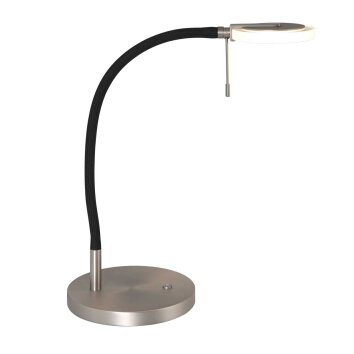 Steinhauer Turound Lampada da tavolo LED Acciaio satinato, 1-Luce