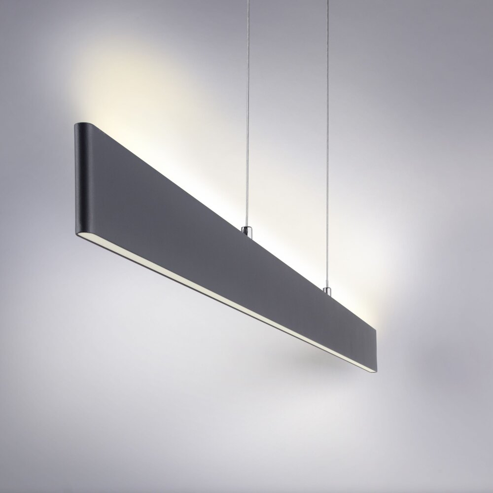 Paul Neuhaus NILA Lampada a Sospensione LED Antracite, 2-Luci, Telecomando main product photo
