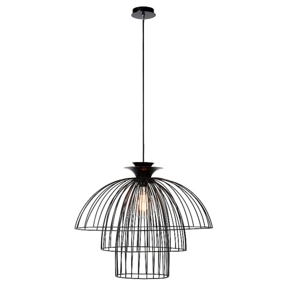 Lucide LANTANA Lampada a sospensione Nero, 1-Luce main product photo