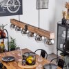 Vouhet Lampada a Sospensione Marrone, Aspetto del legno, Nero, 6-Luci