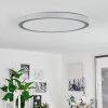 Finsrud Plafoniera LED Argento, 1-Luce