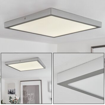 Finsrud Plafoniera LED Argento, 1-Luce