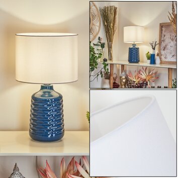 Chave Lampada da tavolo Blu, 1-Luce