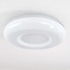 iDual Daphnis Plafoniera LED Argento, Bianco, 1-Luce, Telecomando, Cambia colore