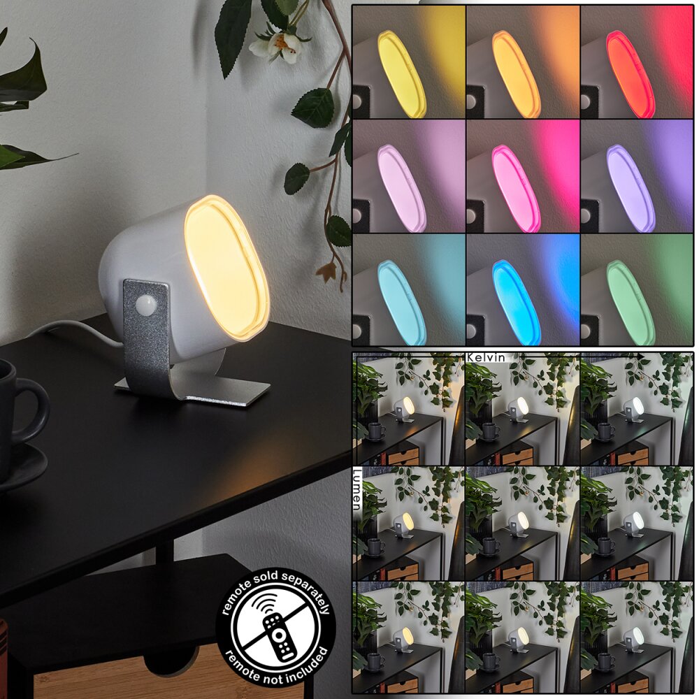 iDual Lilas Lampada da tavolo LED Argento, 1-Luce, Cambia colore main product photo