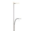 Steinhauer Turound Piantana LED Acciaio satinato, 2-Luci