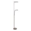 Steinhauer Turound Piantana LED Acciaio satinato, 2-Luci