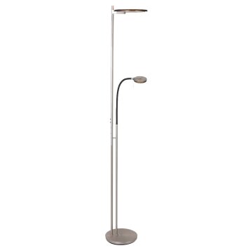 Steinhauer Turound Piantana LED Acciaio satinato, 2-Luci