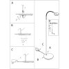 Steinhauer Turound Lampada da terra LED Acciaio satinato, 1-Luce