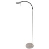 Steinhauer Turound Lampada da terra LED Acciaio satinato, 1-Luce