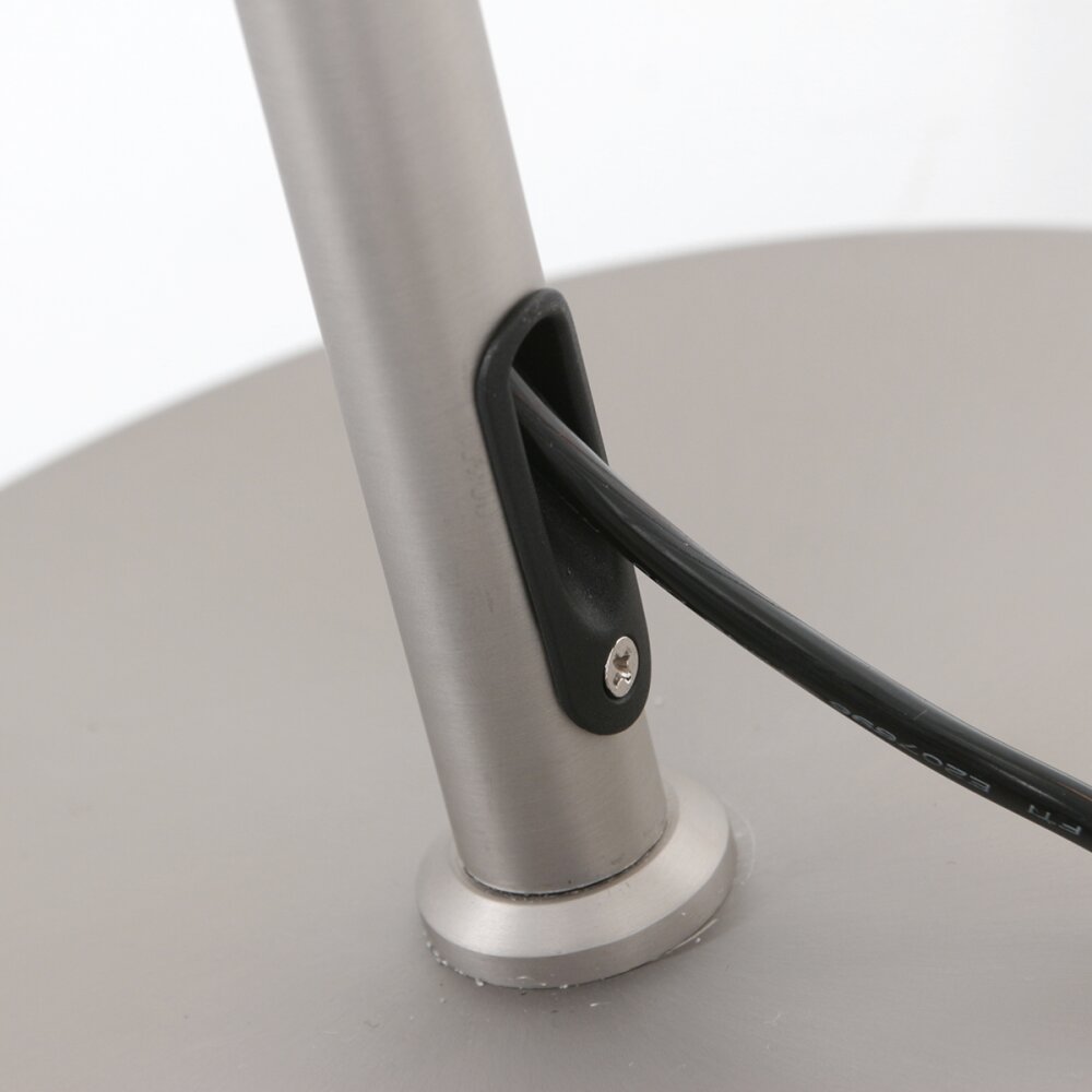 Steinhauer Turound Lampada da terra LED Acciaio satinato, 1-Luce