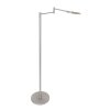 Steinhauer Turound Lampada da terra LED Acciaio satinato, 1-Luce