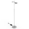 Steinhauer Turound Lampada da terra LED Acciaio satinato, 1-Luce