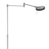 Steinhauer Turound Lampada da terra LED Acciaio satinato, 1-Luce