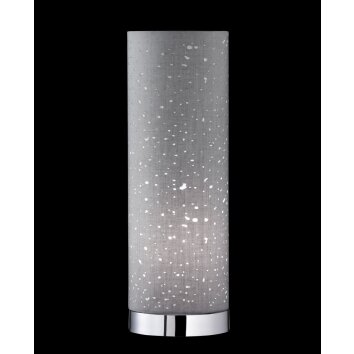 Honsel Thor Lampada da Tavolo Cromo, 1-Luce