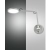 Fabas Luce Regina Applique LED Alluminio, 1-Luce