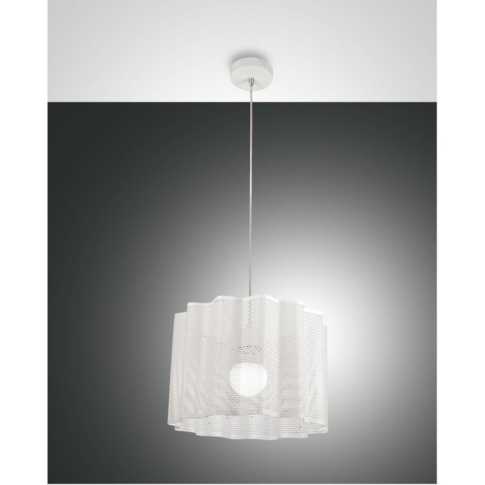 Fabas Luce Glicine Lampada a Sospensione Bianco, 1-Luce main product photo