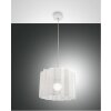 Fabas Luce Glicine Lampada a Sospensione Bianco, 1-Luce