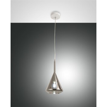 Fabas Luce Tris Lampada a Sospensione Bianco, 1-Luce