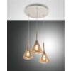 Fabas Luce Tris Lampada a Sospensione Bianco, 3-Luci