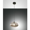 Fabas Luce Fiordaliso Lampada a Sospensione Nero, 1-Luce