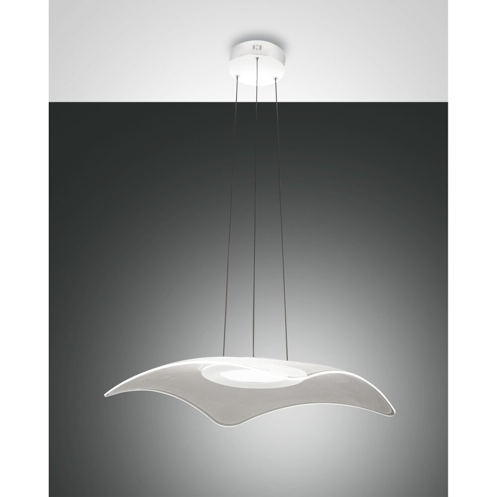 Fabas Luce Ibiza Lampada a Sospensione LED Bianco, 1-Luce main product photo