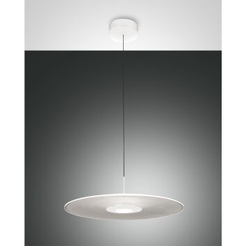 Fabas Luce Anemone Lampada a Sospensione LED Bianco, 1-Luce
