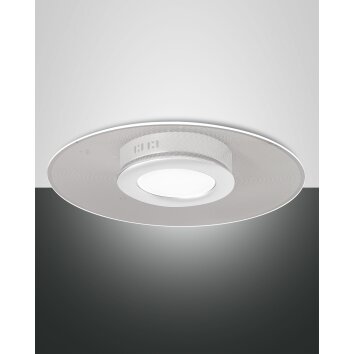 Fabas Luce Angelica Plafoniera LED Bianco, 1-Luce