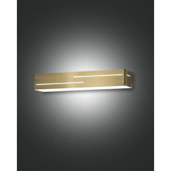 Fabas Luce Banny Applique LED Ottone, 1-Luce