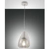 Fabas Luce Britton Lampada a Sospensione Bianco, 1-Luce