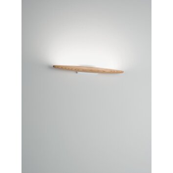 Fabas Luce Ribot Applique LED Écru, Bianco, 1-Luce