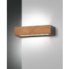 Fabas Luce Hazel Applique LED Legno scuro, Nero, 1-Luce