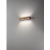 Fabas Luce Hazel Applique LED Legno scuro, Nero, 1-Luce