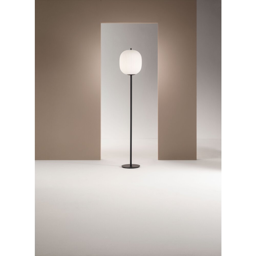 Fabas Luce Domizia Lampada da terra Nero, 1-Luce main product photo