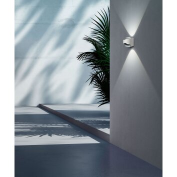 Fabas Luce Remy Applique LED Bianco, 1-Luce