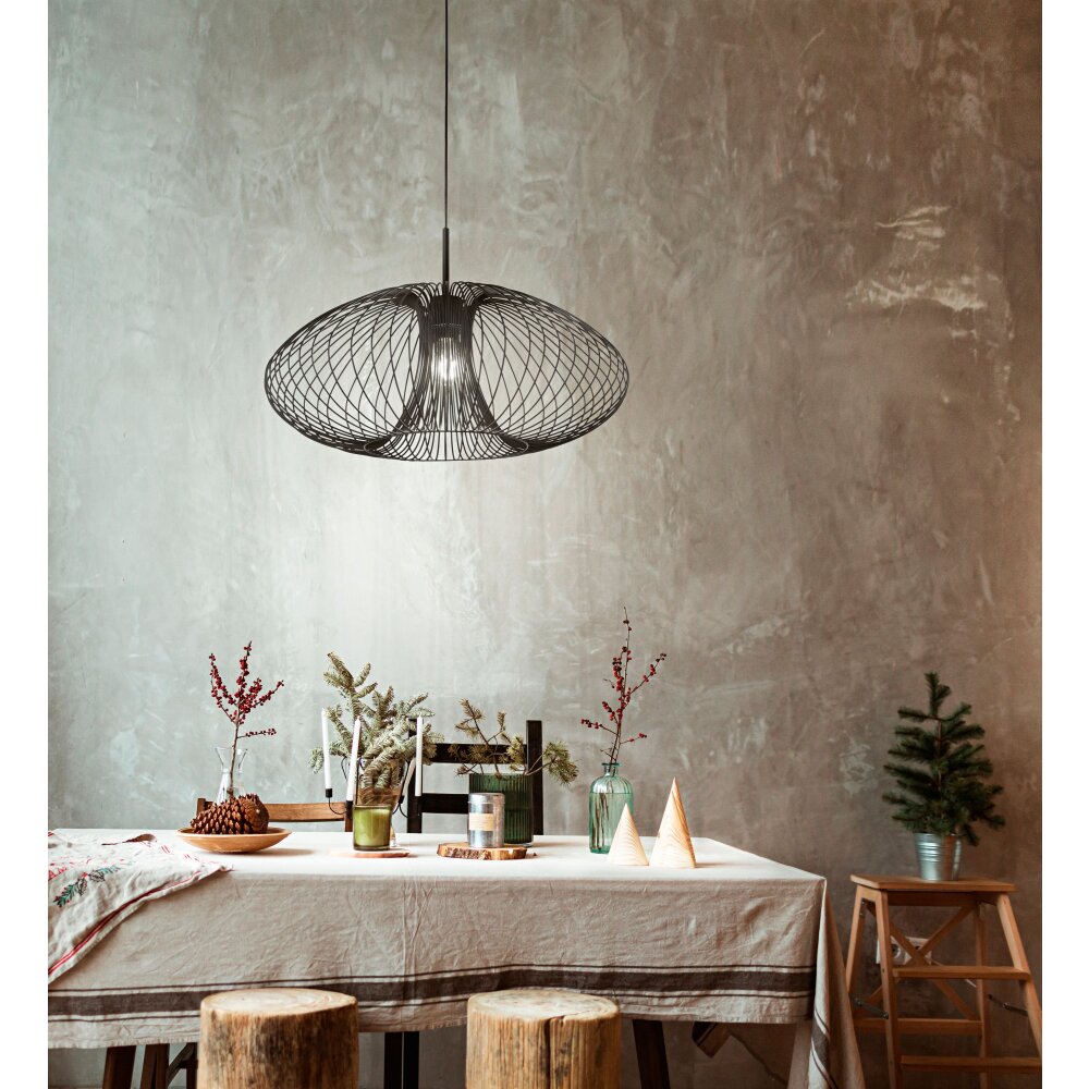 Fabas Luce Fassa Lampada a Sospensione Nero, 1-Luce main product photo