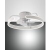 Fabas Luce Savoy ventilatore da soffitto LED Bianco, 1-Luce