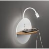 Fabas Luce Dual Applique LED Écru, Bianco, 2-Luci