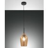 Fabas Luce Stintino Lampada a Sospensione Nero, 1-Luce