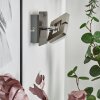 Bobeiro Applique LED Nichel opaco, 1-Luce